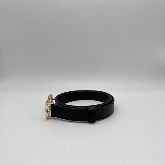 Coach Black Leather Signature Buckle Belt Gold Hardware XL 44 main image 10